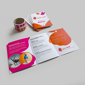 spiel-stoff Werbematerial 